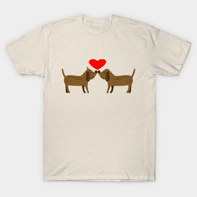 Puppy love T-Shirt by Kharts